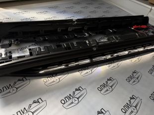 Пороги на Mercedes GLE V167 с подсветкой черные Пороги на Mercedes GLE V167 с подсветкой черные